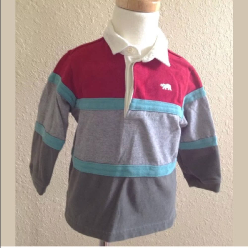 Janie & Jack Striped Rugby Polo LN